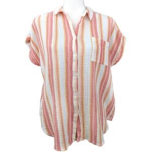 *LAST CALL* LOFT Striped Button Down Shirt